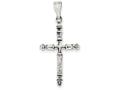 FJC Finejewelers Sterling Silver Antiqued Cross Pendant Necklace - Chain Included