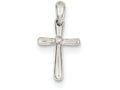 FJC Finejewelers Sterling Silver Cubic Zirconia Cross Pendant Necklace - Chain Included