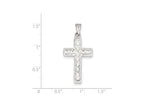 FJC Finejewelers Sterling Silver Cubic Zirconia Cross Pendant Necklace - Chain Included