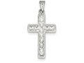 FJC Finejewelers Sterling Silver Cubic Zirconia Cross Pendant Necklace - Chain Included