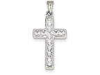 FJC Finejewelers Sterling Silver Cubic Zirconia Cross Pendant Necklace - Chain Included