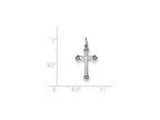 FJC Finejewelers Sterling Silver Antiqued Cross Charm