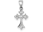 FJC Finejewelers Sterling Silver Cubic Zirconia Cross Pendant Necklace - Chain Included
