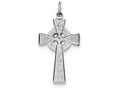FJC Finejewelers Sterling Silver Celtic Cross Pendant Necklace - Chain Included