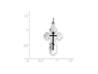 FJC Finejewelers Sterling Silver Eastern Orthodox Cross Pendant Necklace - Chain Included