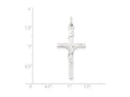 FJC Finejewelers Sterling Silver Inri Crucifix Pendant Necklace - Chain Included