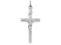 FJC Finejewelers Sterling Silver Inri Crucifix Pendant Necklace - Chain Included