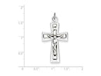 FJC Finejewelers Sterling Silver Inri Crucifix Pendant Necklace - Chain Included