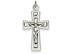 FJC Finejewelers Sterling Silver Inri Crucifix Pendant Necklace - Chain Included