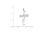 FJC Finejewelers Sterling Silver Inri Crucifix Pendant Necklace - Chain Included