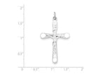 FJC Finejewelers Sterling Silver Inri Crucifix Pendant Necklace - Chain Included