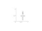 FJC Finejewelers Sterling Silver Crucifix Charm