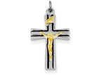 FJC Finejewelers Sterling Silver Inri Crucifix Charm