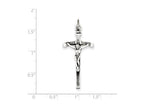 FJC Finejewelers Sterling Silver Antiqued Crucifix Pendant Necklace - Chain Included
