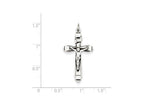 FJC Finejewelers Sterling Silver Antiqued Crucifix Pendant Necklace - Chain Included