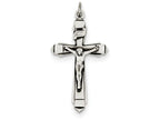 FJC Finejewelers Sterling Silver Antiqued Crucifix Pendant Necklace - Chain Included