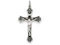 FJC Finejewelers Sterling Silver Antiqued Inri Crucifix Pendant Necklace - Chain Included