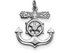 FJC Finejewelers Sterling Silver Mariner Cross Pendant Necklace - Chain Included