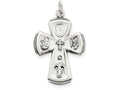 FJC Finejewelers Sterling Silver Antiqued Cross Pendant Necklace - Chain Included