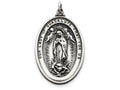 FJC Finejewelers Sterling Silver Our Lady Of Guadalupe Medal Pendant Necklace - Chain Included