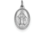 FJC Finejewelers Sterling Silver Miraculous Medal Pendant Necklace - Chain Included