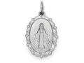 FJC Finejewelers Sterling Silver Miraculous Medal Pendant Necklace - Chain Included