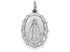 FJC Finejewelers Sterling Silver Miraculous Medal Pendant Necklace - Chain Included