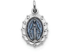 FJC Finejewelers Sterling Silver Miraculous Medal Pendant Necklace - Chain Included