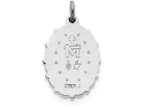 FJC Finejewelers Sterling Silver Miraculous Medal Pendant Necklace - Chain Included