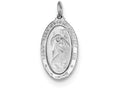 FJC Finejewelers Sterling Silver St. Christopher Medal Pendant Necklace - Chain Included