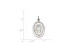 FJC Finejewelers Sterling Silver St. Christopher Medal Pendant Necklace - Chain Included