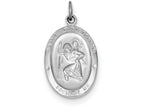 FJC Finejewelers Sterling Silver St. Christopher Medal Pendant Necklace - Chain Included