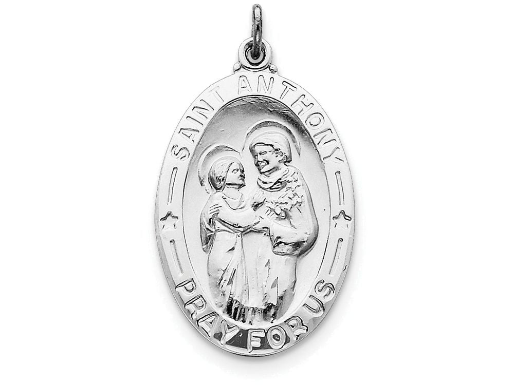FJC Finejewelers Sterling Silver St. Anthony Medal Pendant Necklace - Chain Included
