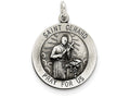 FJC Finejewelers Sterling Silver Saint Gerard Medal Pendant Necklace - Chain Included