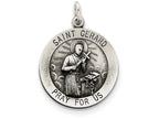 FJC Finejewelers Sterling Silver Saint Gerard Medal Pendant Necklace - Chain Included