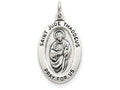 FJC Finejewelers Sterling Silver Saint Jude Thaddeus Medal Pendant Necklace - Chain Included