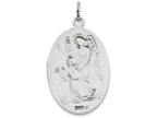 FJC Finejewelers Sterling Silver St. Michael Medal Pendant Necklace - Chain Included