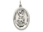FJC Finejewelers Sterling Silver St. Michael Medal Pendant Necklace - Chain Included