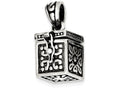 FJC Finejewelers Sterling Silver Square Prayer Box Pendant Necklace - Chain Included