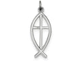 FJC Finejewelers Sterling Silver Ichthus Fish Charm