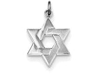 FJC Finejewelers Sterling Silver Star Of David Charm