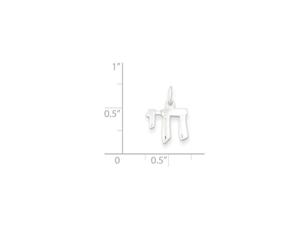 FJC Finejewelers Sterling Silver Chai Life Charm