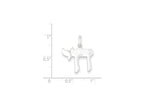 FJC Finejewelers Sterling Silver Chai (life) Charm