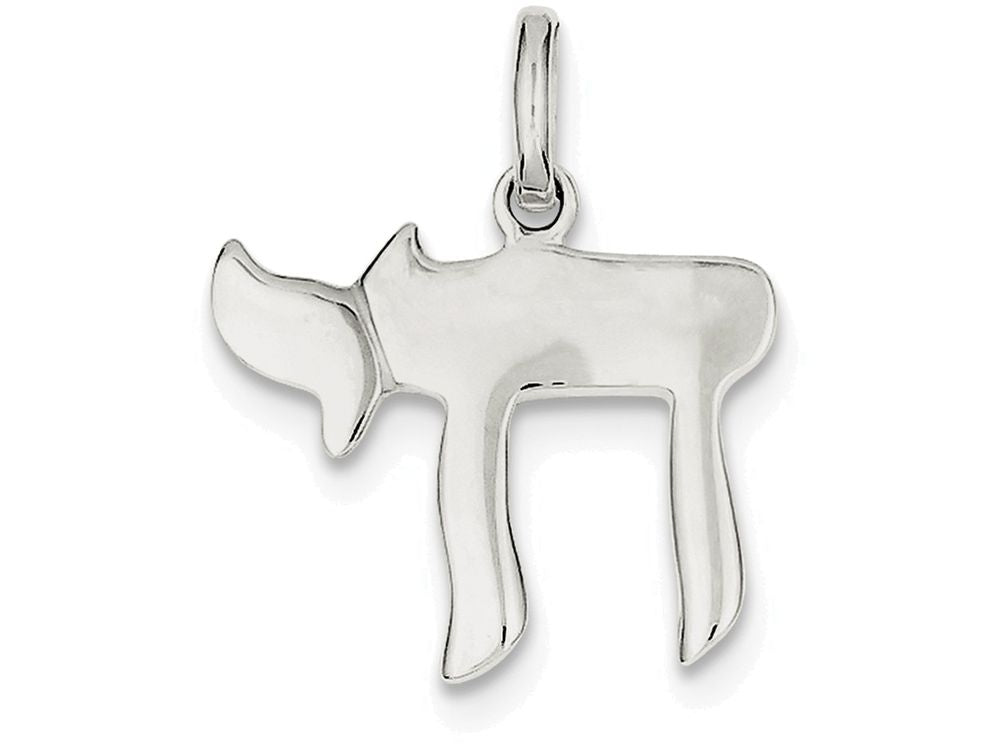 FJC Finejewelers Sterling Silver Chai (life) Charm