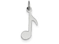 FJC Finejewelers Sterling Silver Musical Note Charm