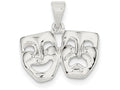 FJC Finejewelers Sterling Silver Comedy/tragedy Charm