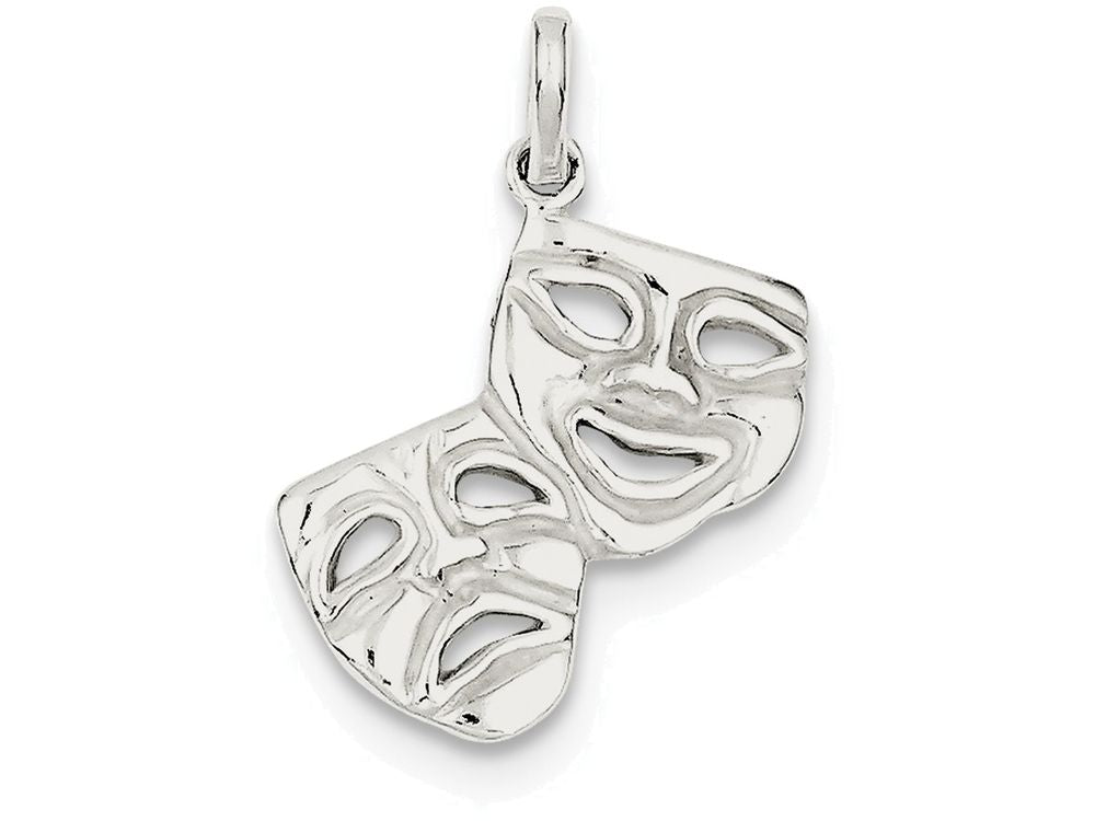 FJC Finejewelers Sterling Silver Comedy/tragedy Charm