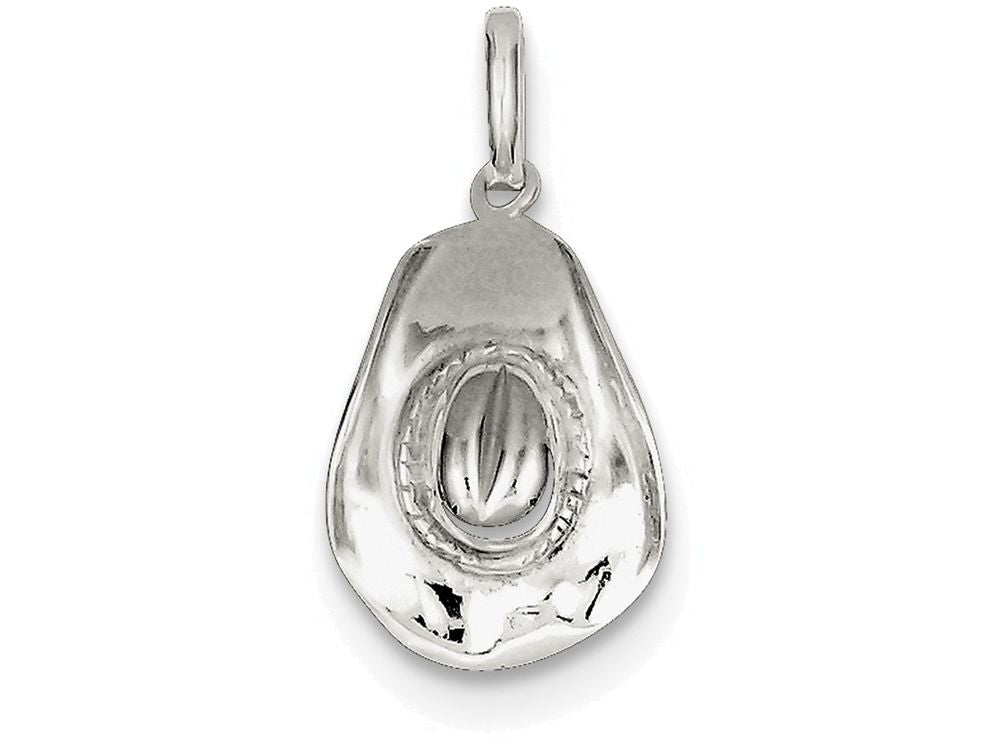 FJC Finejewelers Sterling Silver Cowboy Hat Charm