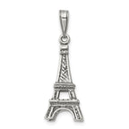 FJC Finejewelers Sterling Silver Eiffel Tower 3D Pendant Necklace - Chain Included