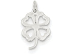 FJC Finejewelers Sterling Silver 4-leaf Clover Charm